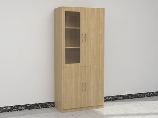 木文件柜单扇门透视